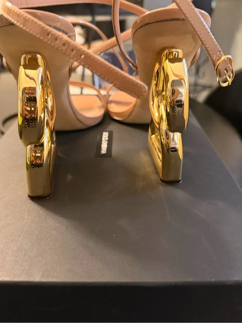 Dolce & Gabbana Beige Scuro Women Heels
